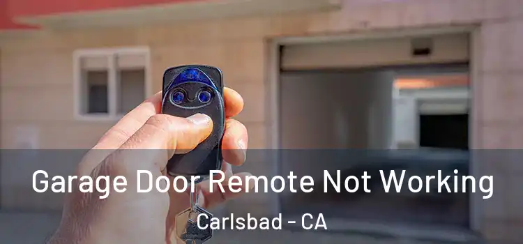  Garage Door Remote Not Working Carlsbad - CA